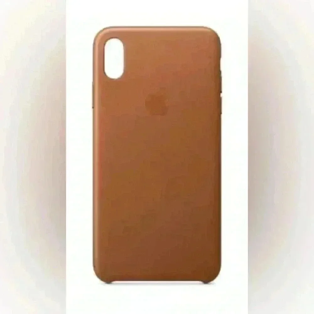 Leather Apple IPhone XS MAX- saddle brown